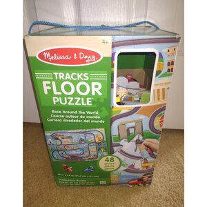 Melissa & Doug Tracks Floor Puzzle
